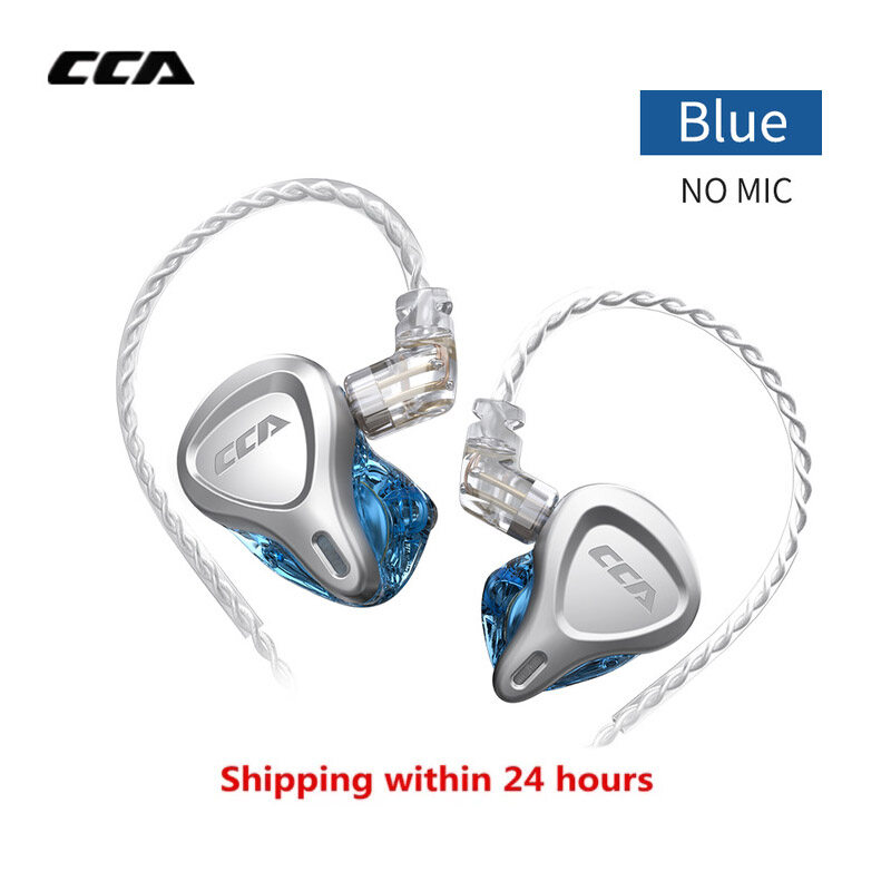 CCA CSN 1BA + 1DD Hybri In Ear Earbuds Monitor Headphonesd Noise Reduction Earphone HIFI Headset For KZ ZSN PRO ZSX ZS10 PRO ZAX