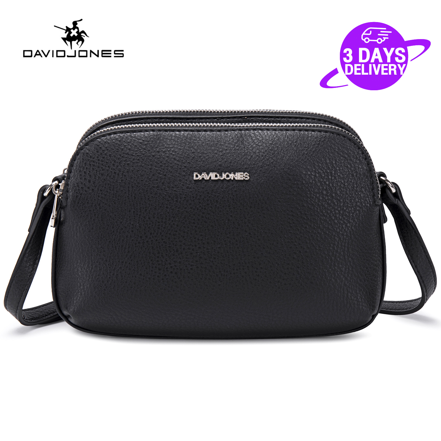 David Jones Paris sling bag for women leather crossbody bag messenger bags ladies shoulder bag woman handbag 2022