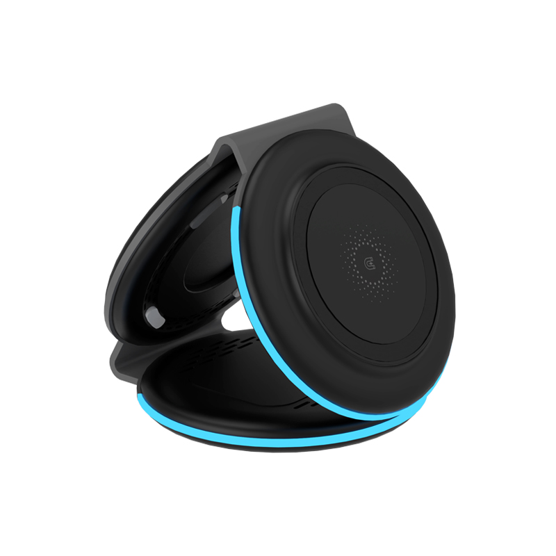 DESKTRON Magnetic 3 in 1 Wireless Phone Charger, 15W Qi Fast Charger, Magnetic Foldable Qi Fast Wireless Charging Station Compatible iPhone 14 Androids iWatch and AirPods.