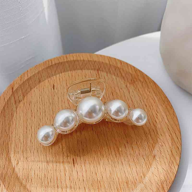 Women Big Hair Claws Bathing Hair Clips Imitation Pearl Female Hair Accessories For Girls Barrettes Hair Pins Headwear