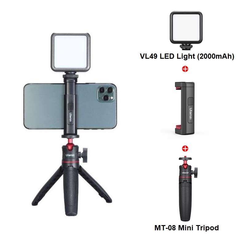 ULANZI ST-19 Phone Holder Clip Vlog Cold Shoe Mount