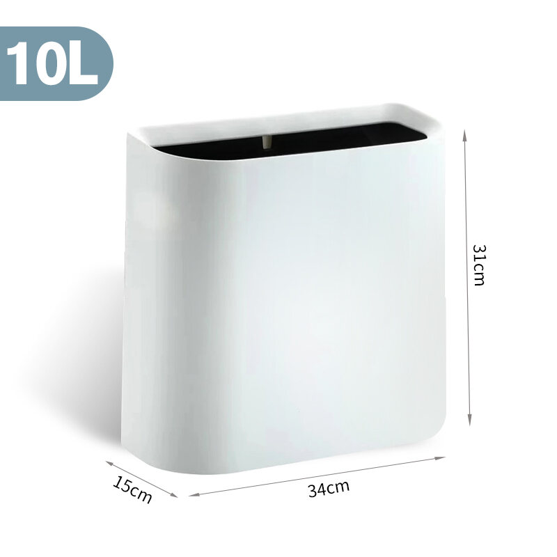Trash Can Household Toilet Narrow Gap Living Room Bedroom Kitchen Small Gap Paper Basket Simple Creative Nordic