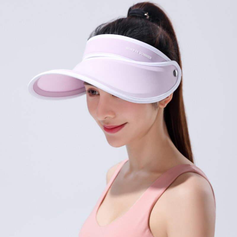 Sun Protection Hat Women's Summer UV-Proof Air Top Hat Outdoor Cycling Sun Hat Full Face Large Brim Beach Sun Hat