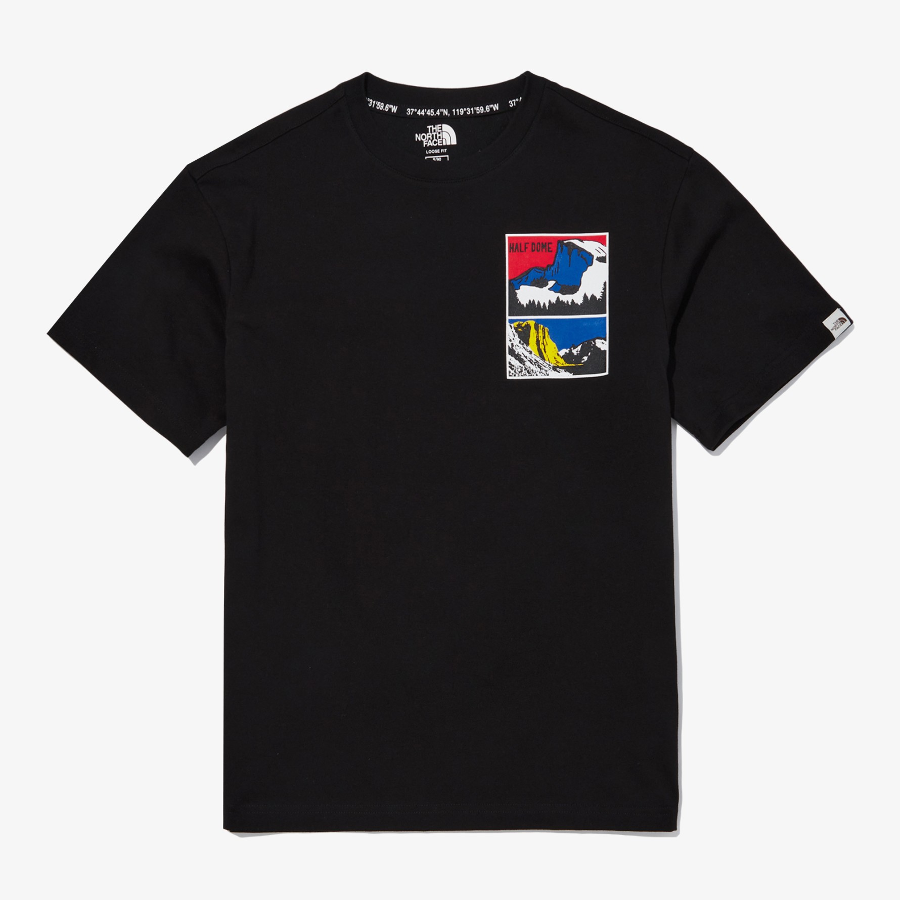 【The North Face】 Korea T-shirt GREEN CLIFF S/S R/TEE NT7UN10