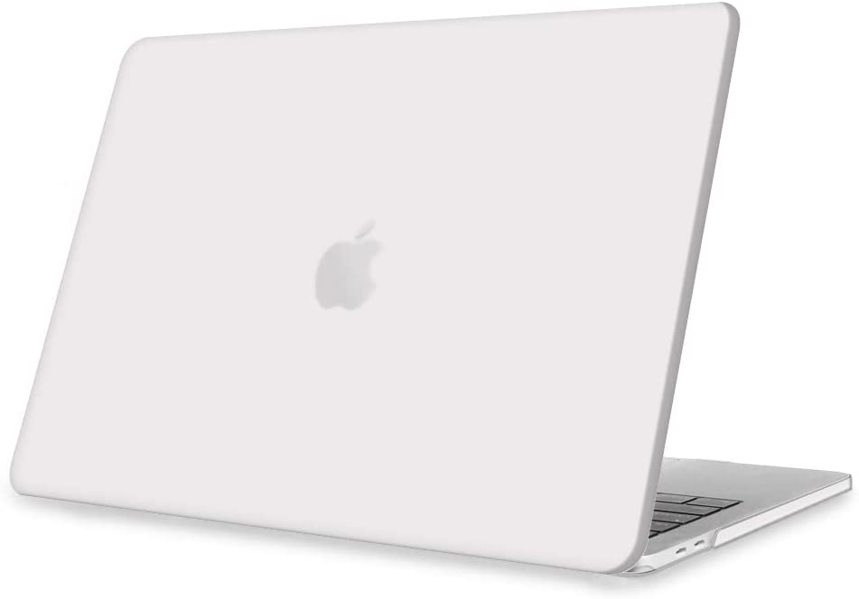 Frosted Clear Case for M1 MacBook Pro 13', 14', 15', 16', MacBook Air 13', Hard Shell Cover, Compatible with 2016 2017 2018 2019 2020 2021 MacBook, With/Without Touch Bar - Frost Clear