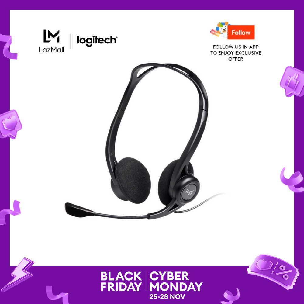 Logitech H370 USB Computer Headset with Noise Canceling Microphone