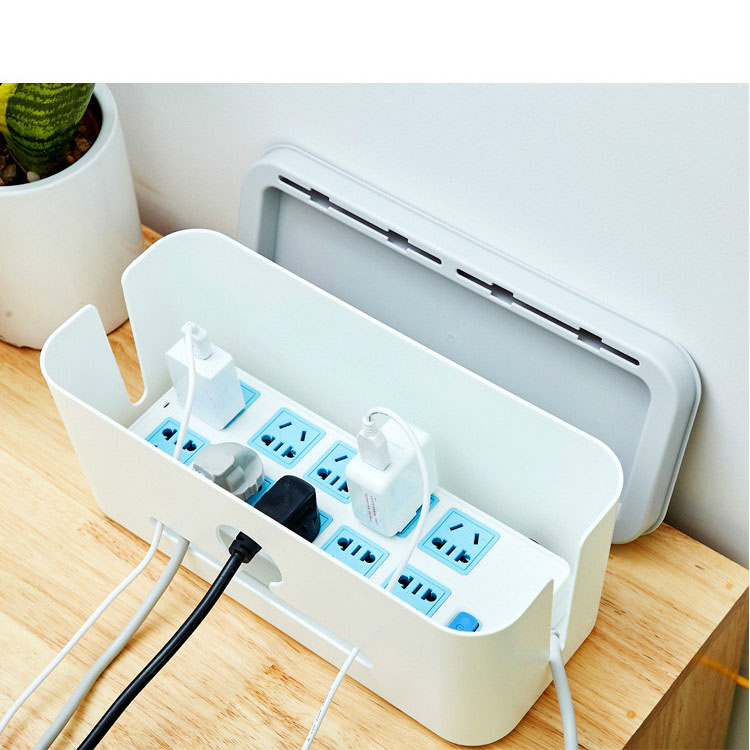 SG Seller Cable Storage Organiser Management Box Organizer Extension Socket Plug Safety Computer Wire Box