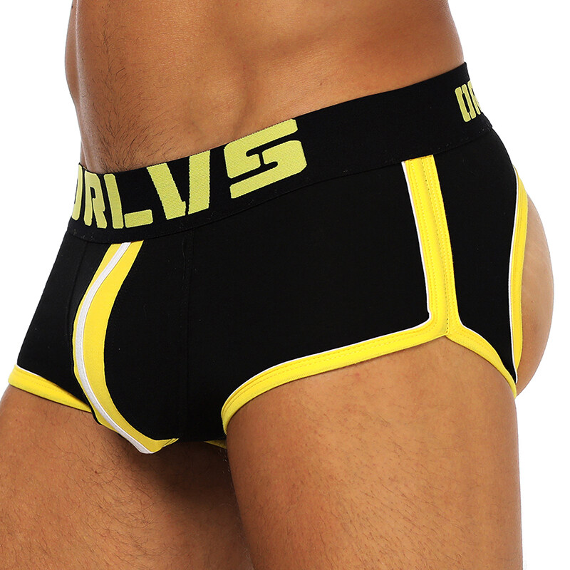 ORLVS (1 Pieces) Sequence Spandex Sexy Men Underwear Thong Mens Jockstrap New Arrival Thongs And G strings Lingeries CMENIN Quick Dry Dot Innerwear OR163