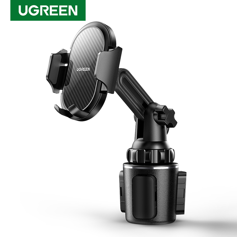 UGREEN Car Cell Phone Cup Holder Phone Mount for 4,7-7.2 inch iPhone 13 Pro Max, iPhone 12 11 Pro Max XR XS X 8 7 Plus 6S Samsung Galaxy S22 Ultra S21 S20 Note 10 Note20 LG G7 G8 V40 Google Pixel 4 XL