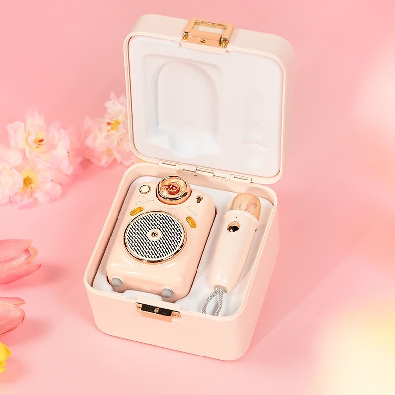 Divoom Fairy OK Bluetooth Speaker with Karaoke Set