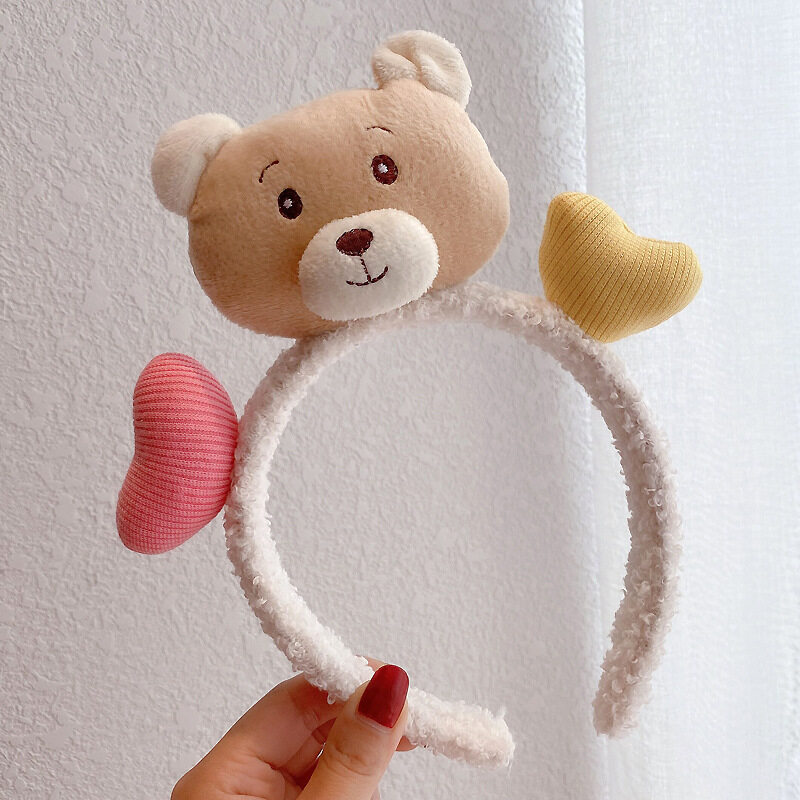 FINE TOO Korean Cartoon Animal Bowknot Hairband Fashion Comfortable Headband Girls Headdress Women Hair Accessories