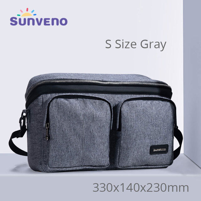 SUNVENO Diaper Bag For Baby Stuff Nappy Bag Stroller Organizer Baby Bag Mom Travel Hanging Carriage Pram Buggy Cart Bottle Bag