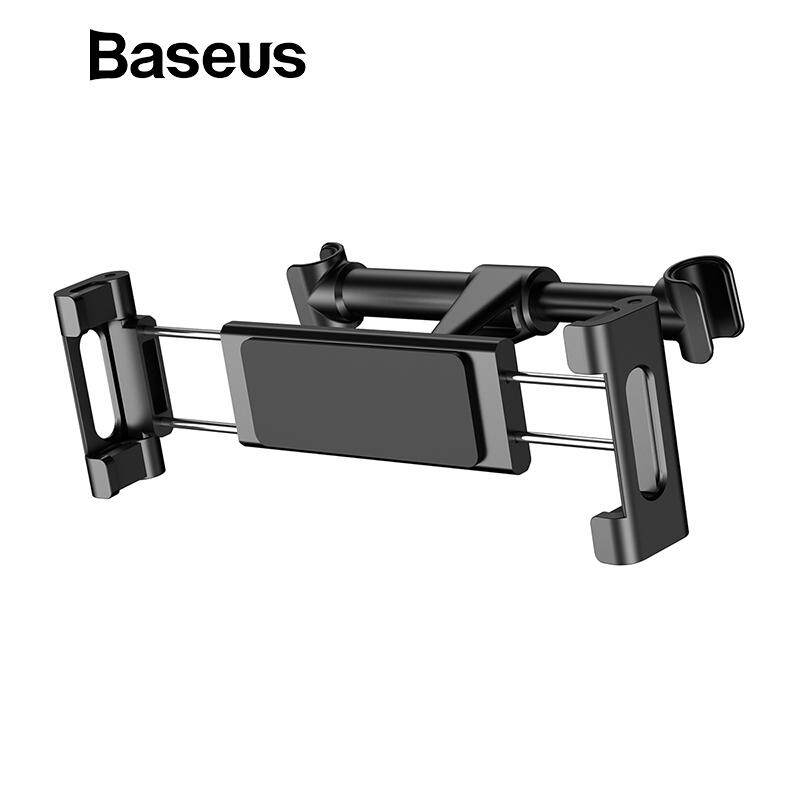 Baseus Car Back Seat Headrest Holder for 4-12.9 inch iPad Car Phone Holder Backseat Mount for Pad Tablet PC Auto Headrest Holder