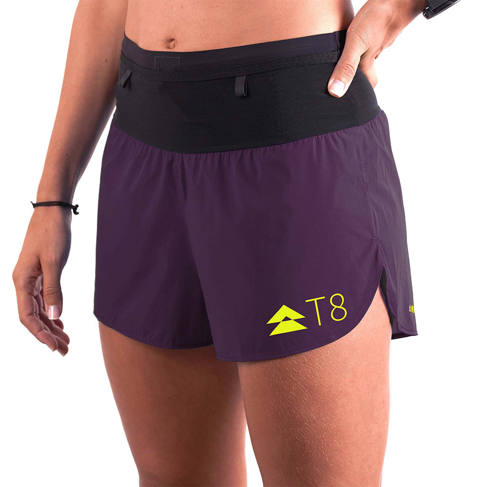 T8 Sherpa Shorts V2 intergrated Waist Belt for Womens Shorts Pants Clothing Sports Running Trail Run Hiking