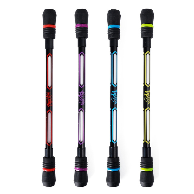 4pcs Anti-stress-Spinning Pen Pen Spinning Creative Release Pressure Plastic Spinner Students Kids Fashion 0.5mm Balance Pen