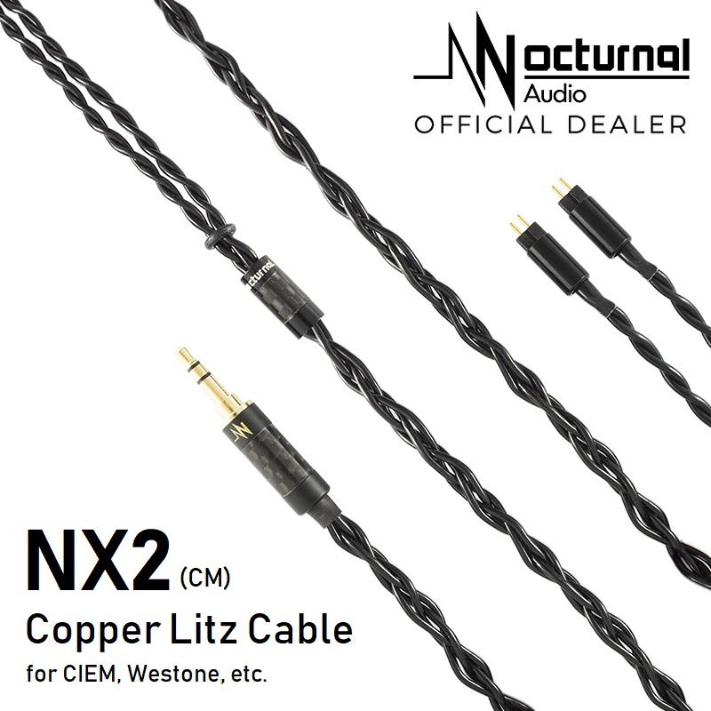 NocturnaL Audio NX2 Litz Copper Upgrade Cable for CIEM, Shure, Westone, FiiO
