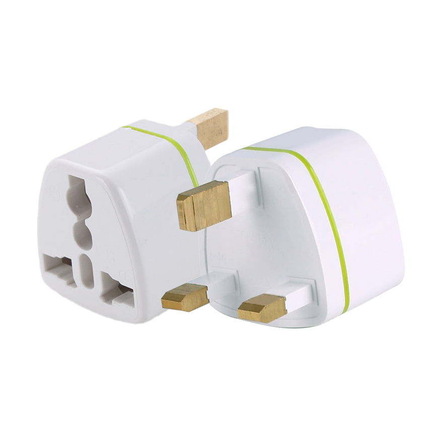 NIUBIFY Universal To UK SG 3 Pin Plug Travel Adaptor Pro, Adapter Power Converters Universal USA EU CHINA ASIA AUSTRALIA To UK