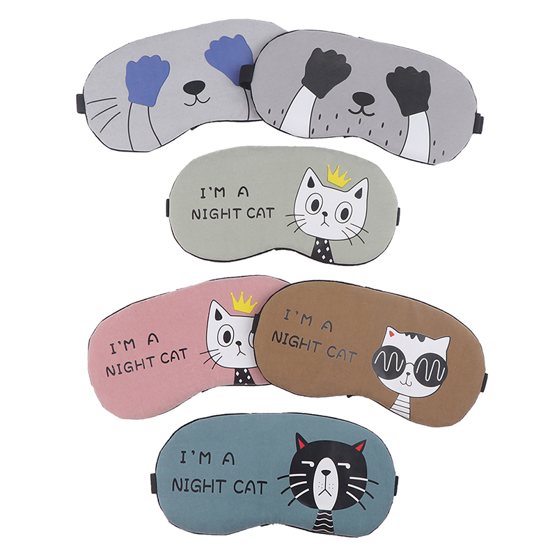 【Reday Stock】Sleeping Eye Mask Soft Padded Sleep Travel Shade Cover with Ice Compress Gel