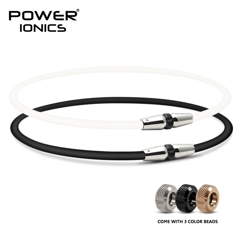 【FDA Registration】Power Ionics 3000ions/cc Anion Fashion Sports Golf Baseball Titanium Ion Pendant Necklace