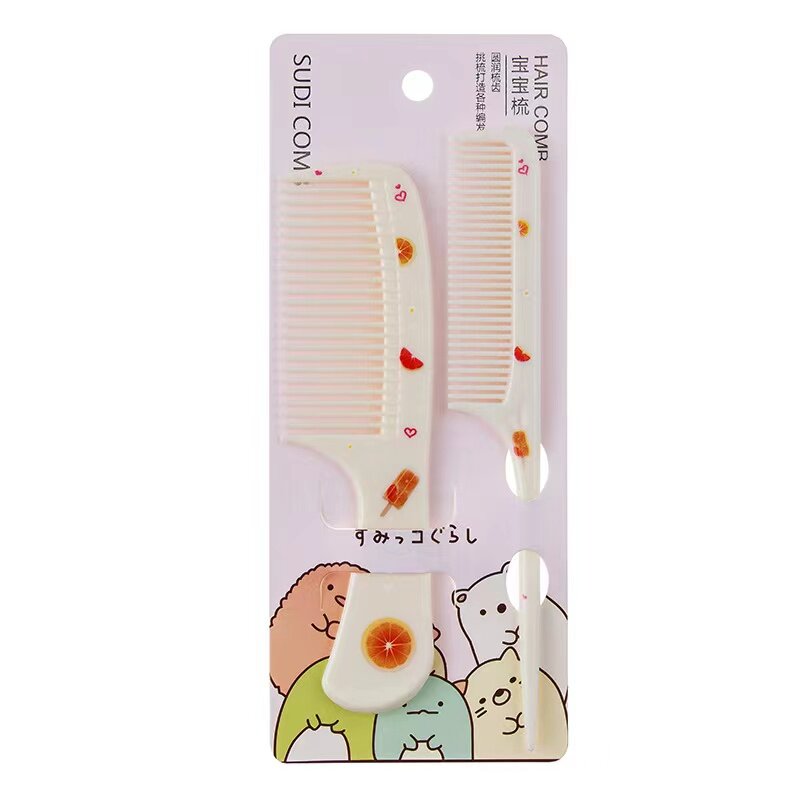 Japanese style strong plastic girl hair brush anti-static home use hair comb for woman hairdressing tool hair care
