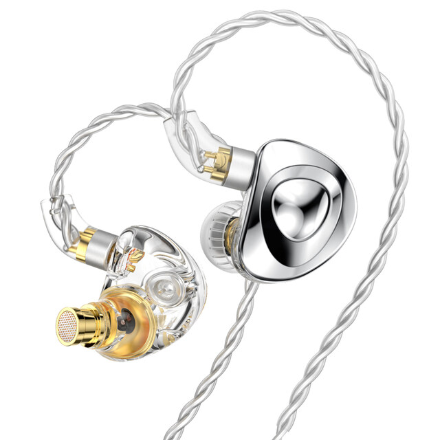 TRN MT4 2DD In Ear Earphone Bass High-Performance Dual Dynamic HiFi In-Ear Monitor IEM DJ Running Sport Headphones Xuan wu