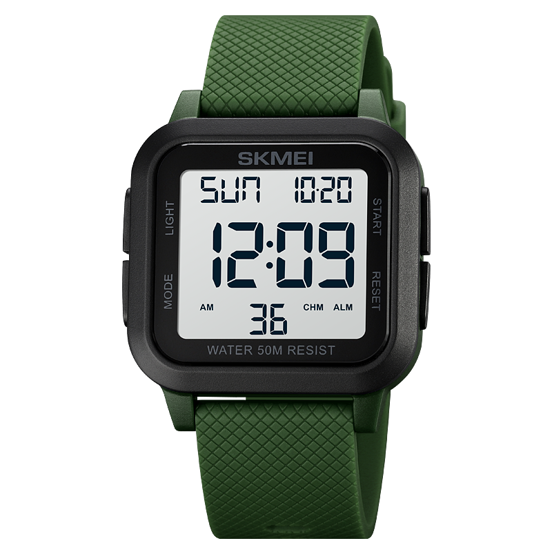 SKMEI 1894 Men Women Waterproof Sport Watch Digtal LED Light Display Watch Alarm Chrono Calendar Multifunction