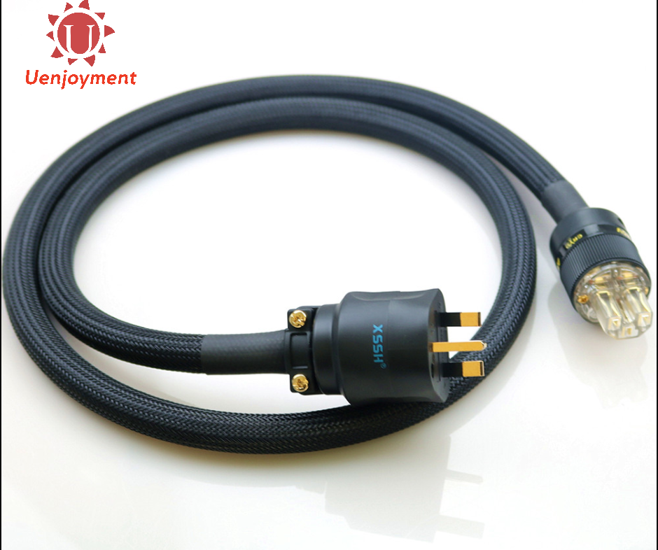 【Stock in SG】FURUTECH Audio Power Cable Original Hi-End Hifi YIVO HIFI Amplifier OFC Pure Copper MK UK IEC AC Female Male Gold Plated Audio Power Cord Cable UK MK IEC AC Plug Wire