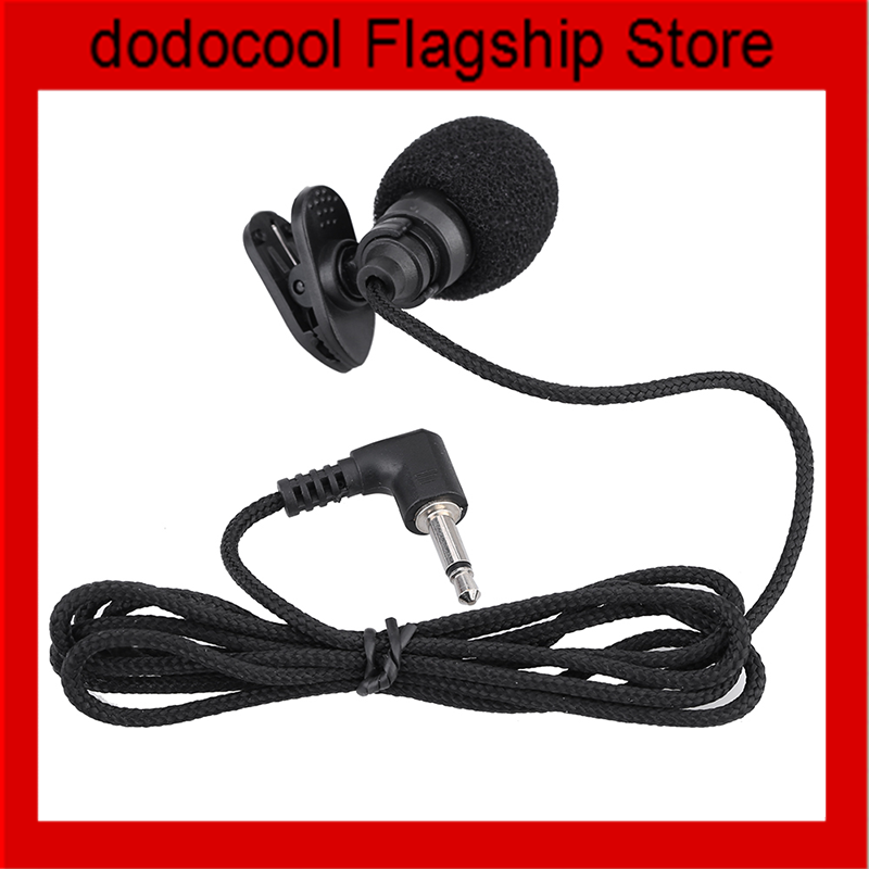 Mini Portable Clip-on Lapel Lavalier Hands-free 3.5mm Jack Condenser Microphone Mic for Computer PC Laptop Loundspeaker