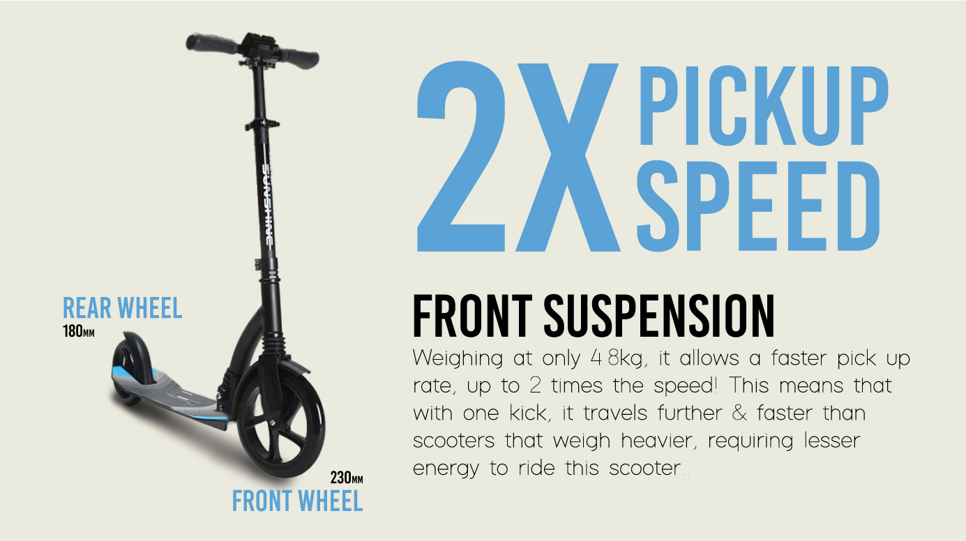 [ KICK SCOOTER #1 LAZADA ] Scooter foldable kick scooter for kids to adult scooters