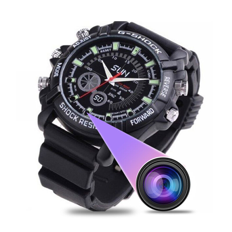 JDM Mini 32GB DVR Waterproof HD 1080P Hidden Watch Camera Night Vision Camcorder