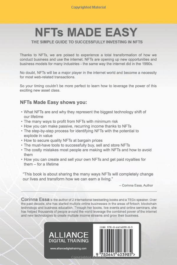 NFTs Made Easy: The simple guide to successfully investing in NFTs