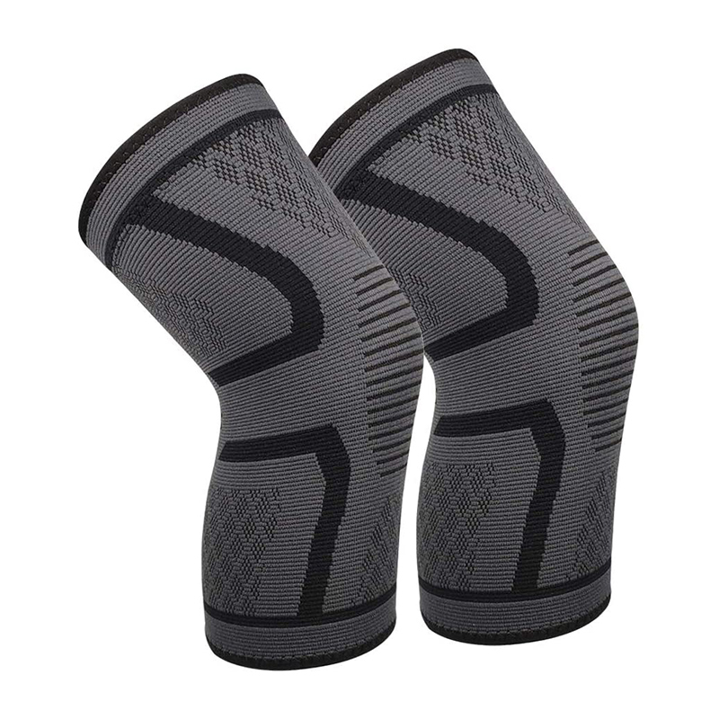 2pcs Compression Knee Guard Support Brace Breathable Anti Slip Comfortable Arthritis Pain Relief Elastic Knee Support Gym Sport Basketball Running Leg Protector Unisex