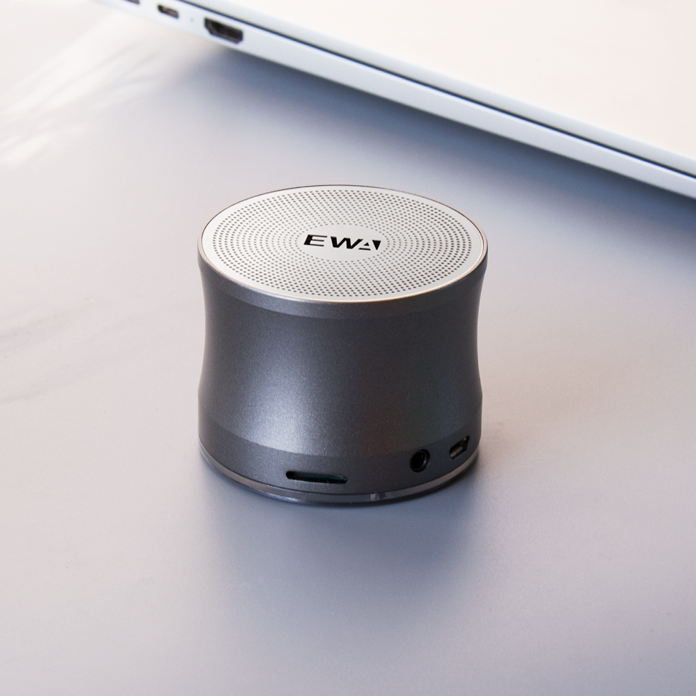 EWA A109 TWS Bluetooth Speaker Metal Portable Music Speakers With AUX-IN, Micro SD, Microphone, Hands-Free For Home Sound Box