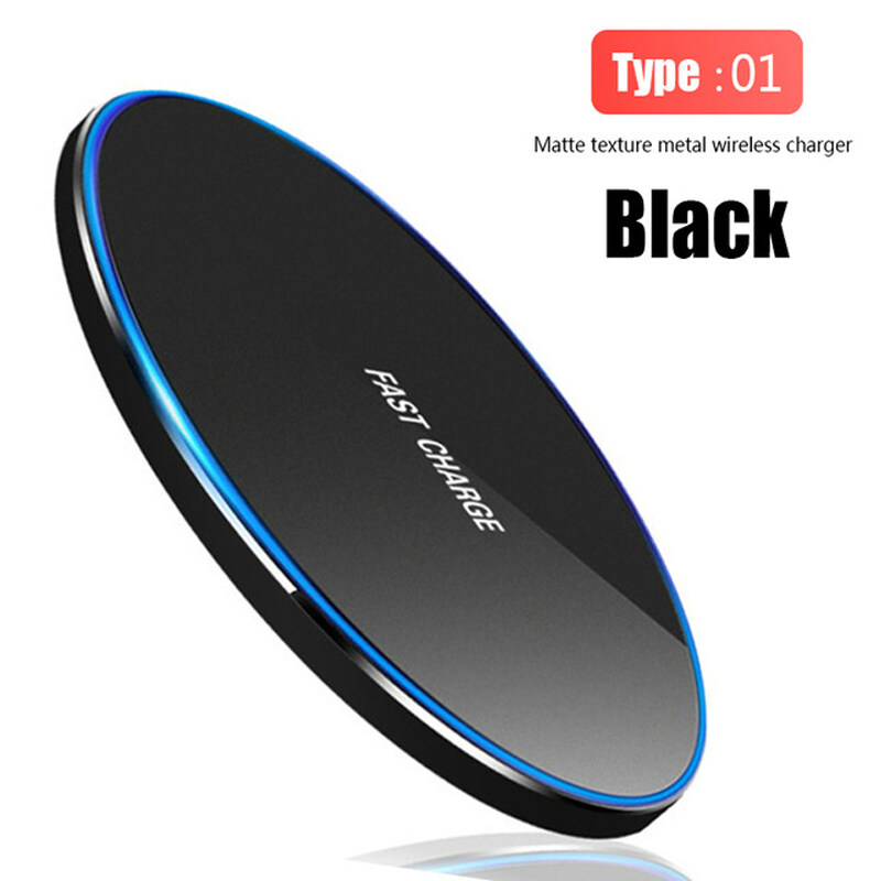 Ultra-Thin Wireless Charging Desktop Phone Fast Charge USB Wireless Pad Charging