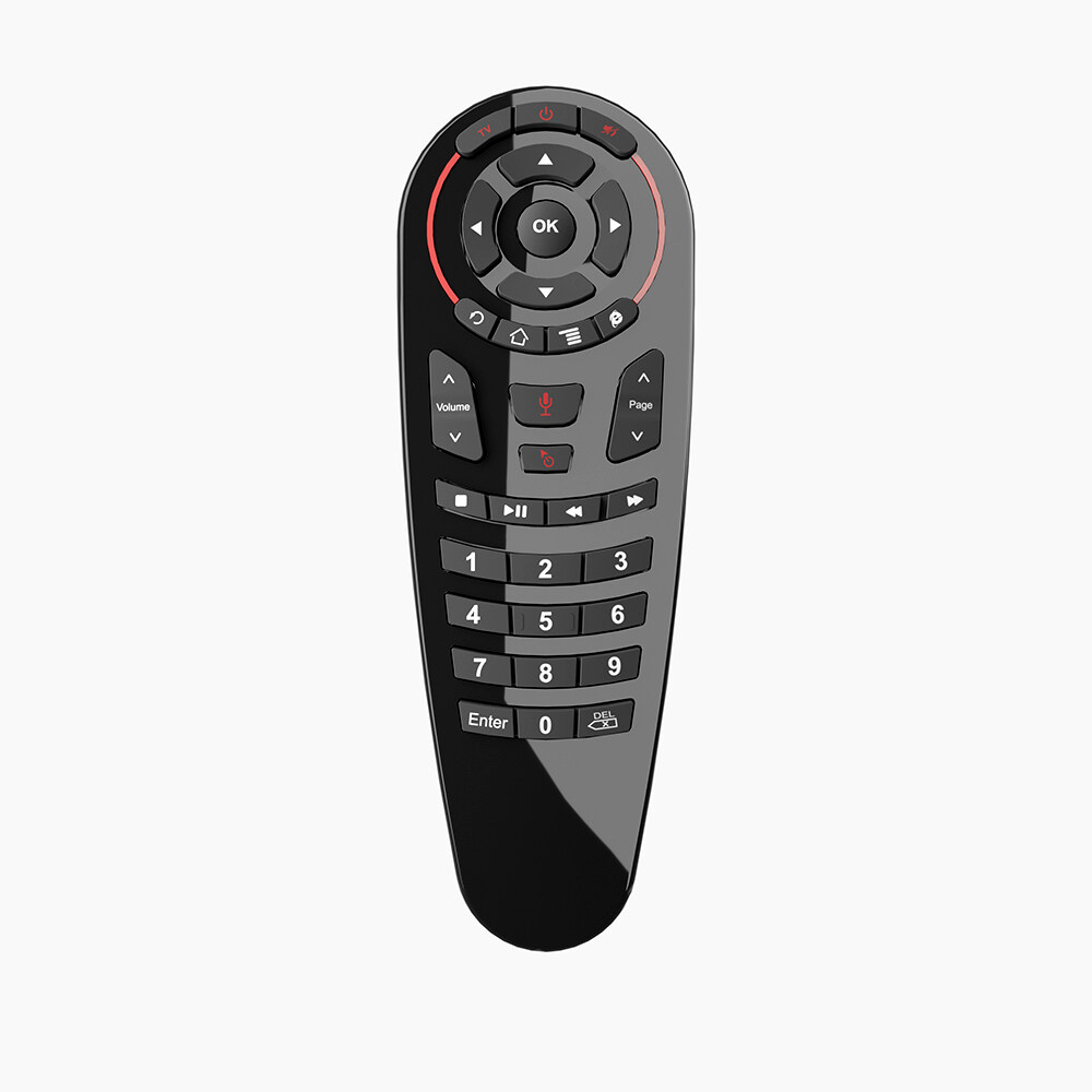 2.4G Wireless Fly Air Mouse Gyroscope IR Learning Smart Voice Gyro Keyboard Motion-Sensing Remote Control For Android T V Box PC
