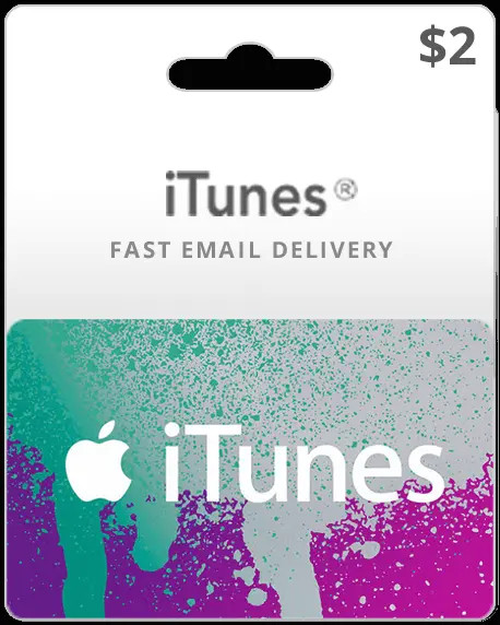 iTunes Gift Cards 2$