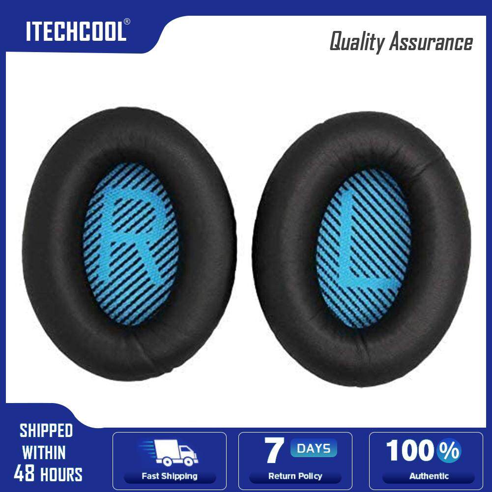 2x Leather Headphone Ear Pads for Bose QuietComfort Replacement Cushions