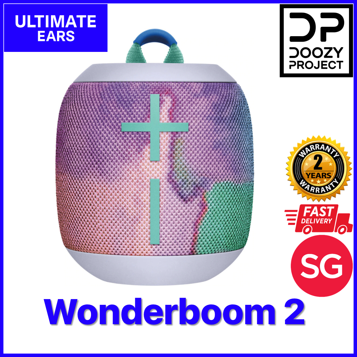 [SG] Ultimate Ears UE Wonderboom 2 - Waterproof Bluetooth Speaker (2 years SG UE warranty)