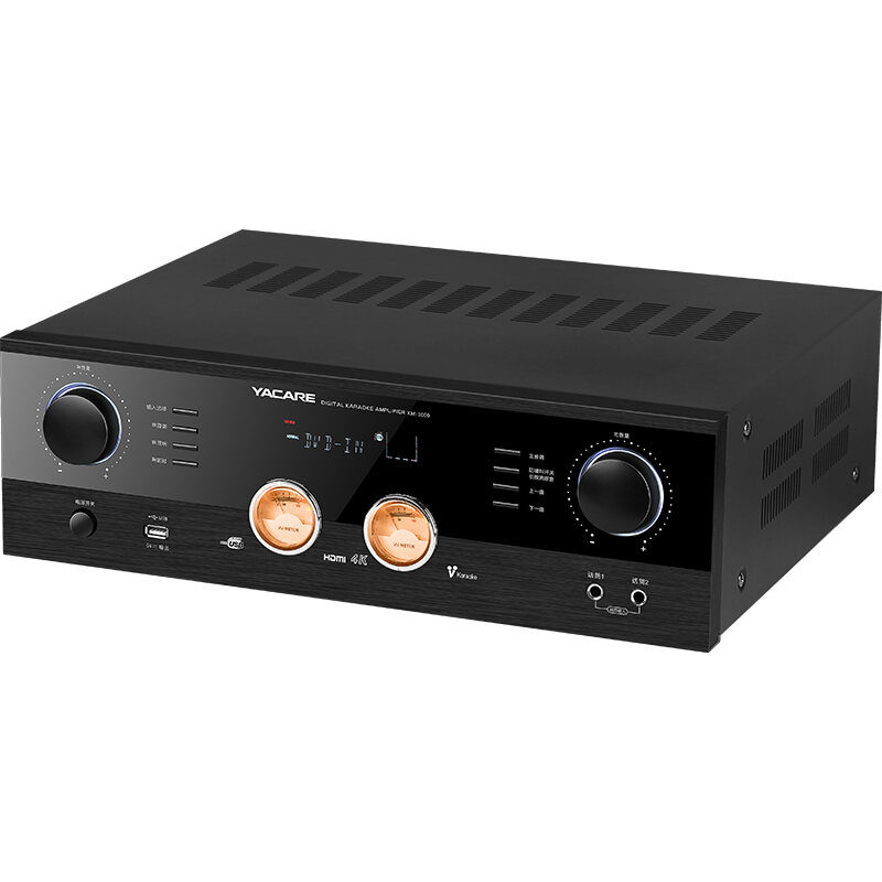 Yaqiao KM-1000 Home Fever High Power Professional Hifi5.0 Bluetooth Karaoke Digital KTV Power Amplifier
