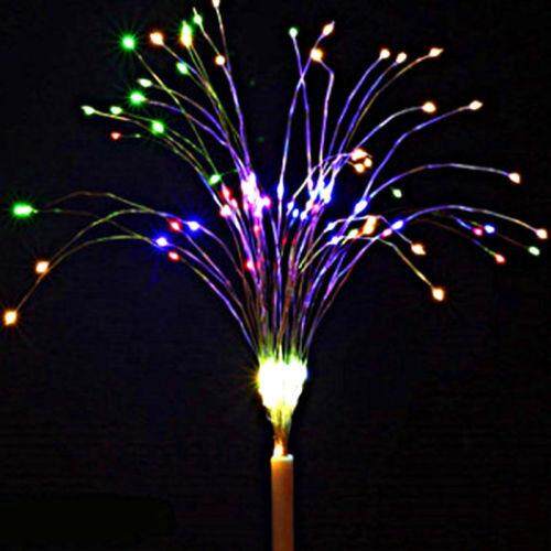 100/120/150/180LED Solar Power Firework Fairy String Lights Remote Control Waterproof Christmas Garden Party Decor Y05