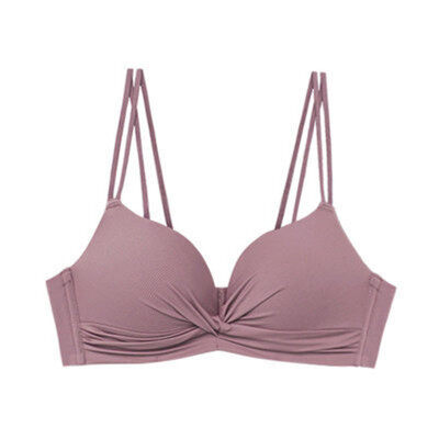 Maniyun Push Up Bra Seamless Non-wired Women Backless Bra Lingerie Small Chest Gathered Without Rim Bra