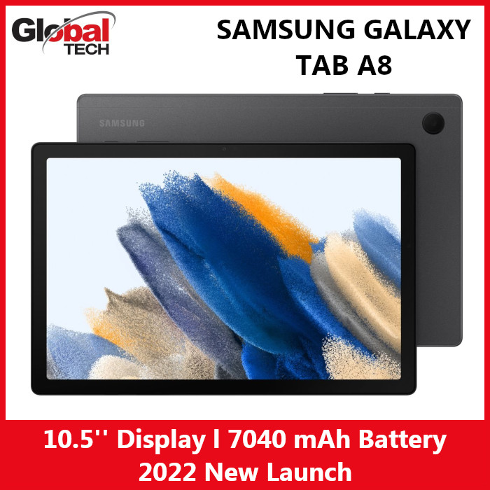 Samsung Galaxy Tab A8 10.5'' Display / 32GB or 64GB / Model : X200 - Wifi Version or Model : X205 - LTE Version