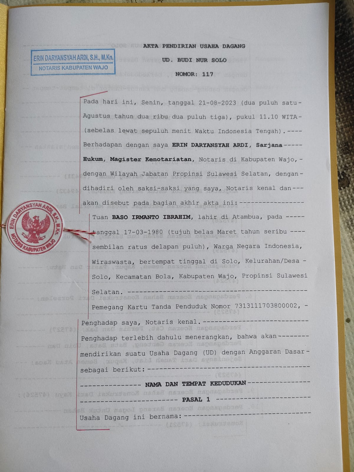 Baso irmanto ibrahim