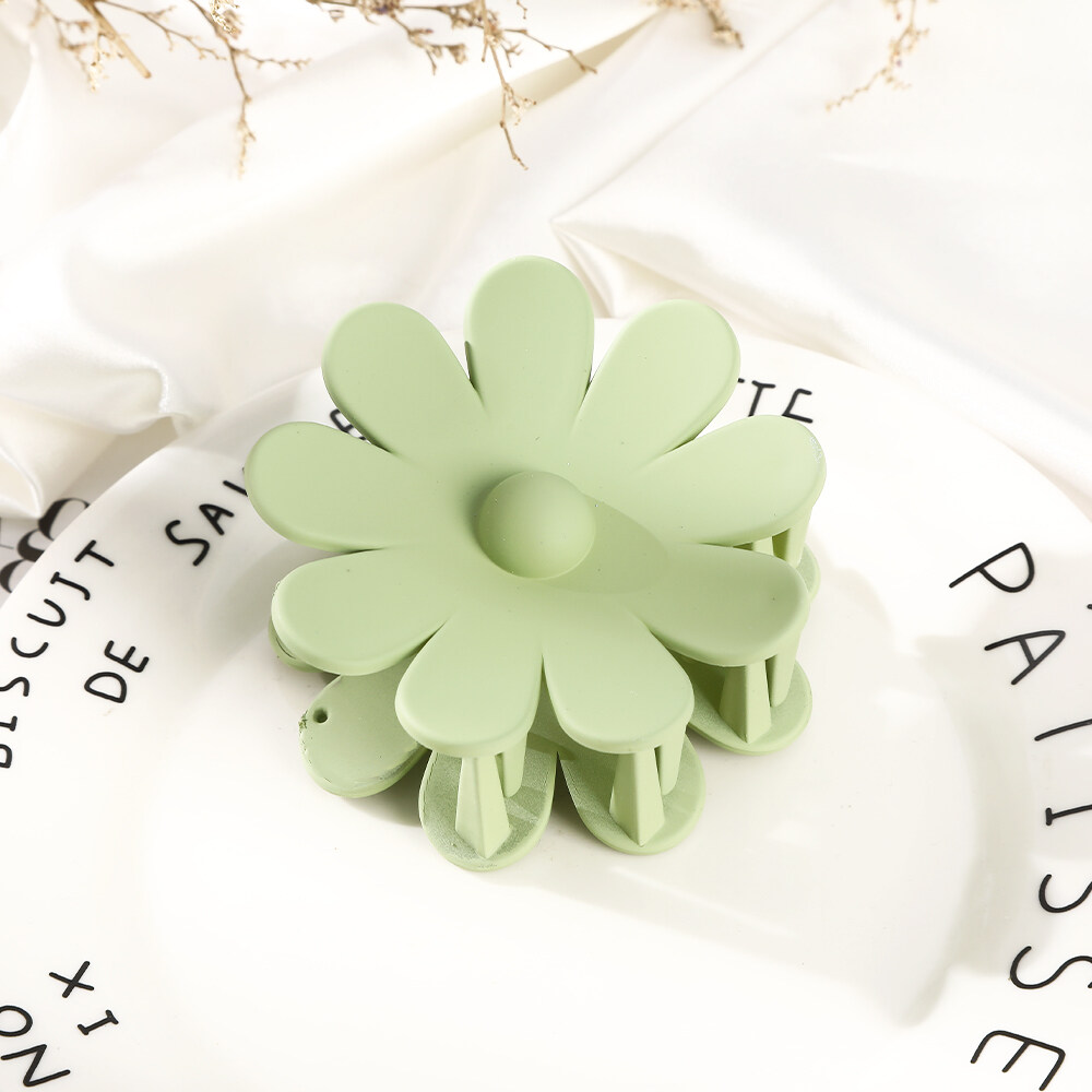 1pc Fashion Korean Flower Hair Clip Plastic Acrylic Simple Hairpin for Women Hair Accessories
