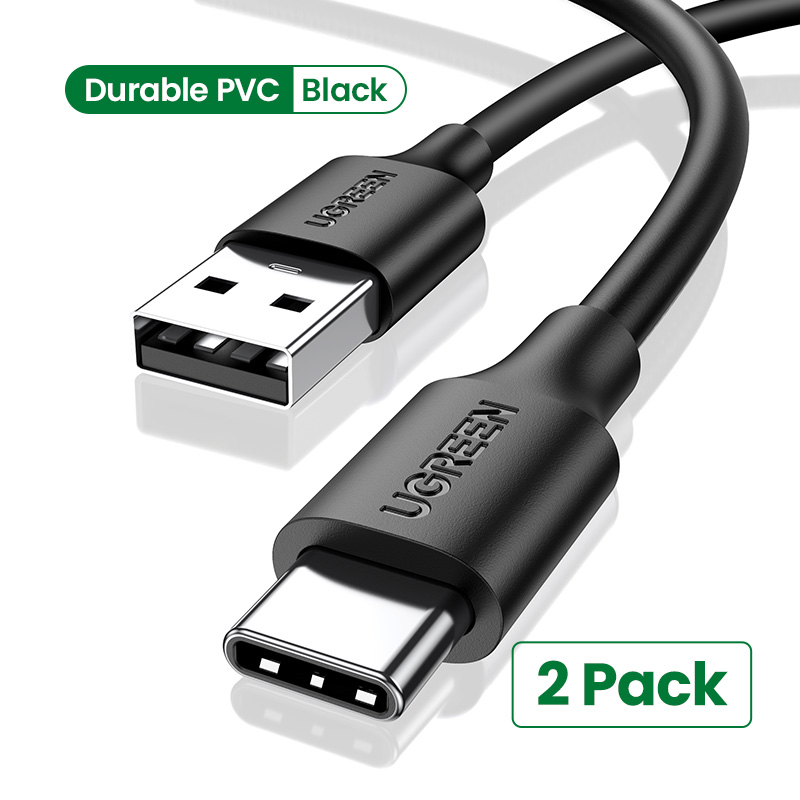 【Buy 1 Get 1 Free】UGREEN USB 3A Type C Fast Charge Cable for Samsung Xiaomi Huawei Oppo Vivo Type-C Phone Nintendo Switch Type-C Cable