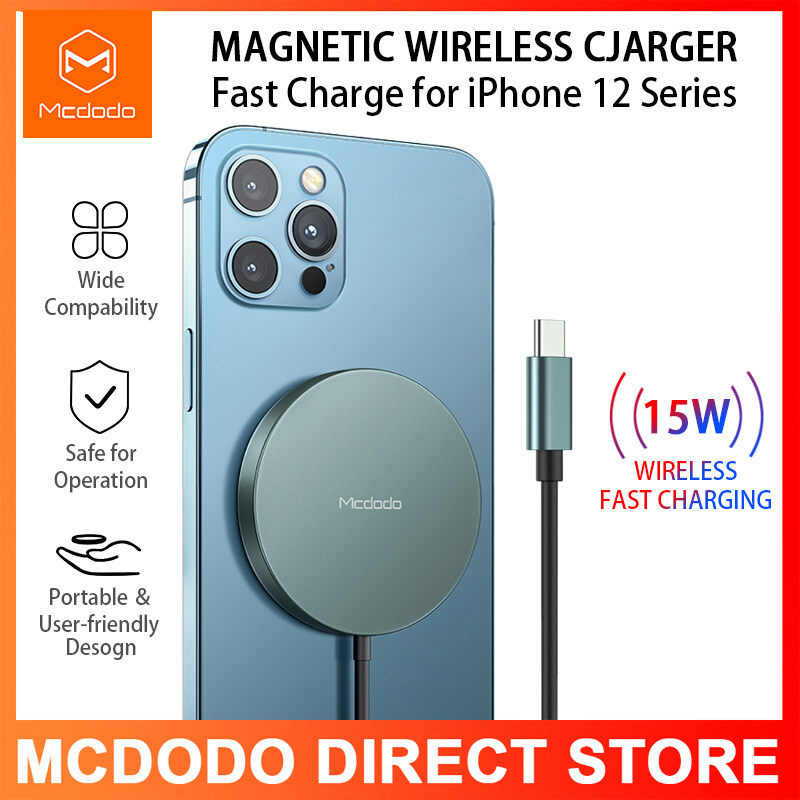 Mcdodo 15W wireless charger Magsafe magnetic charger USB for iPhone 12 Pro Max 12 Mini iPods iPhone 11 11Pro max Android 15W wireless charger pad