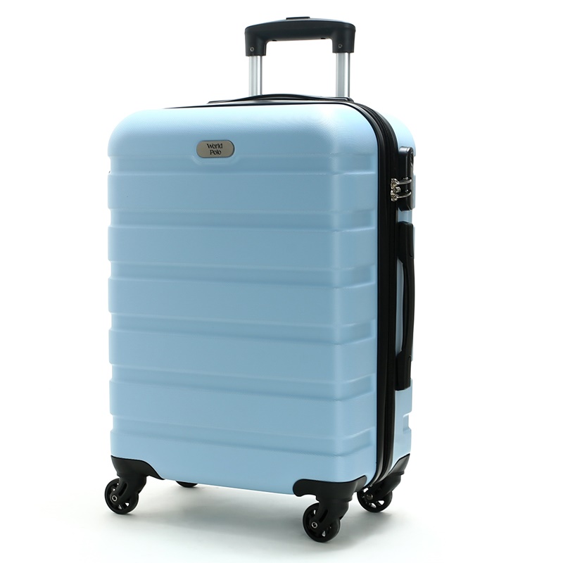 Travelsupplies World Polo 20 24 28 inch Lightweight Expandable Hardside Suitcase Luggage Trolley Bag with Spinner Wheel and Lock, 1 Year Warranty and Delivery within 3 Working Days