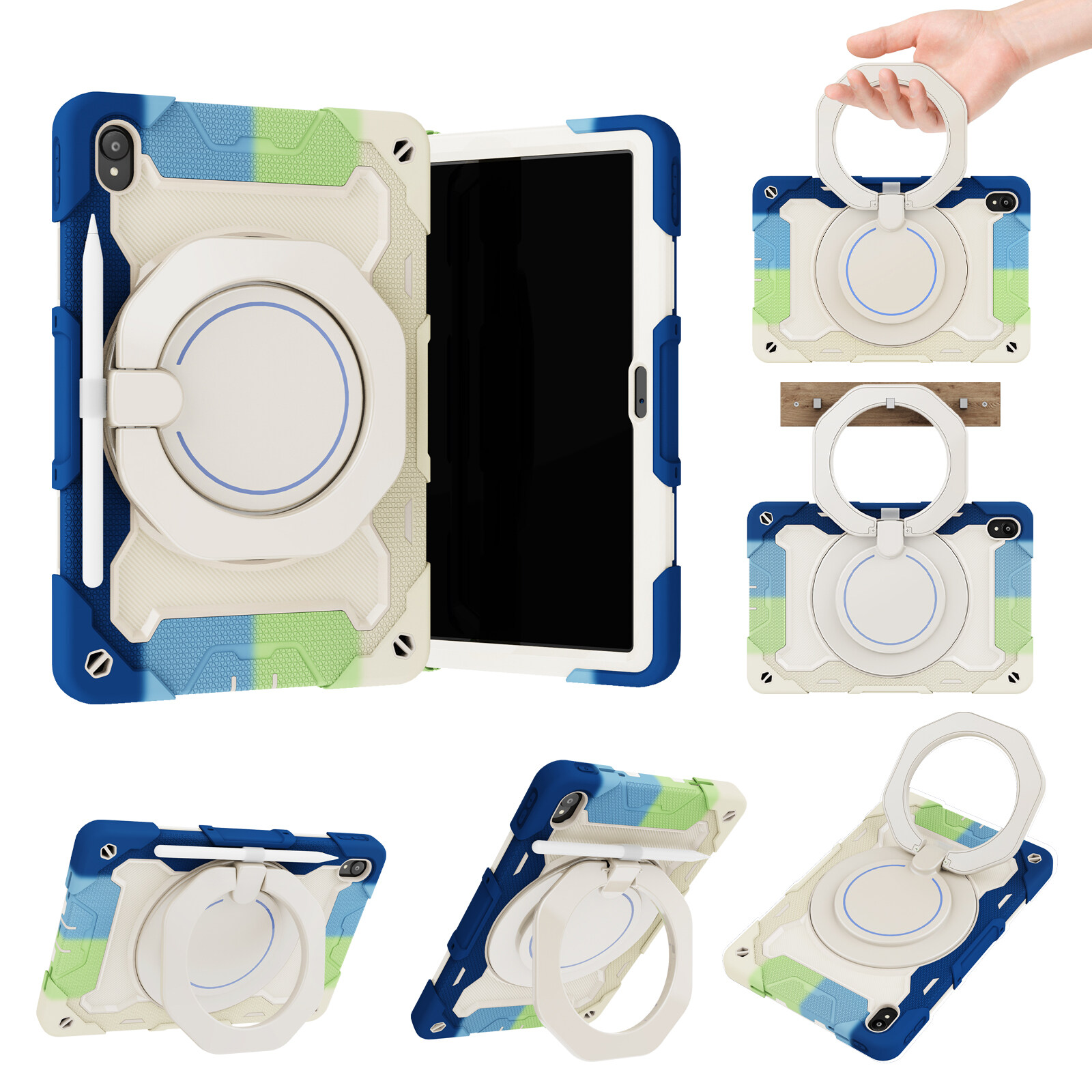 360 Rotation Kids Case for Lenovo Tab P11 P11 Plus TB-J606 TB-J607 TB-J616 11 inch Tablet Case Cover