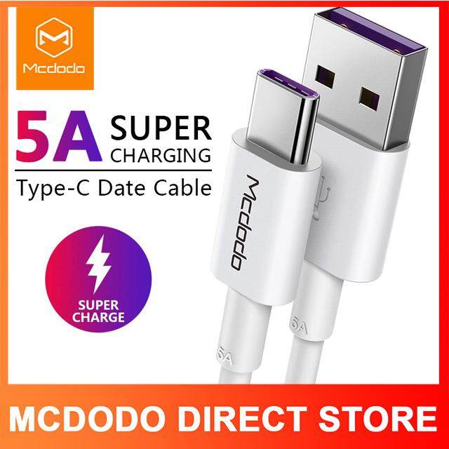 Mcdodo 5A Super USB Type C Cable For Huawei Mate 20 P20 10 Pro Lite Type-C Cable For Samsung S10 S9 Fast Charging USB-C Charger