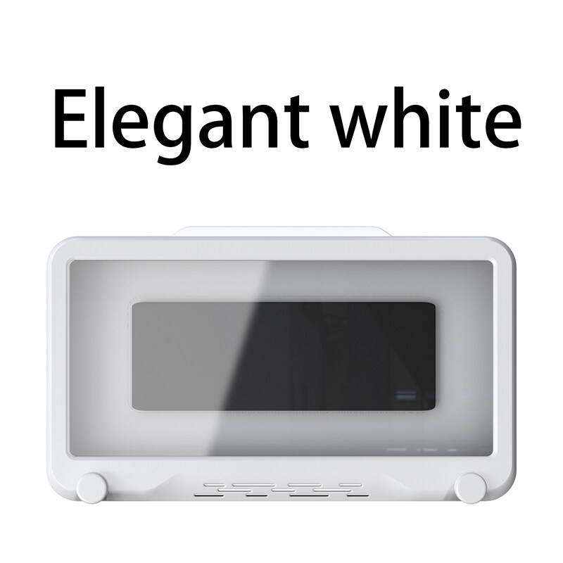 DISOUR Multifunctional 360° Rotating Phone Box Holder Waterproof Case Wall Mounted All Covered Mobile Phone Shelves Self-Adhesive Shower Accessories Bracket Stand For Kitchen Sink Bathroom